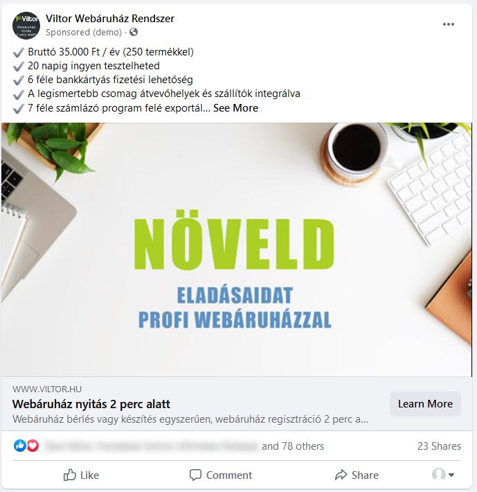 Webshop trendek